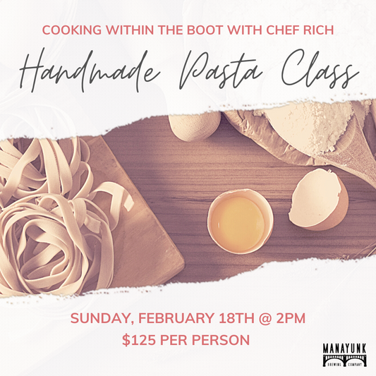 Cooking within the Boot - Homemade Pasta Class